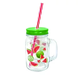 Vaso Expressions 450Ml Mason Frutas Surtidos En Vidrio