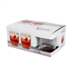 Vaso Expressions Siena Transparente 260 Ml 6 Pz Vidrio K74095