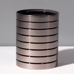 Vaso Finish Satín Plateado