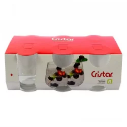 Vasos Cristar 0760Cl6 Setx6 369Ml Sicilia Corto En Vidrio