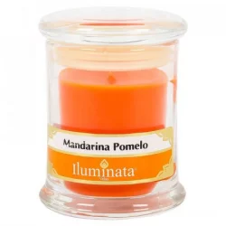 Vela Mediana Mandarina Pomelo Iluminata-Naranja  