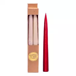 Vela Navideña Candelabro Il 001 X2 30Cm Surtido 22560