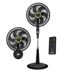 Ventilador 2 En 1 Samurai Ultra Silence 120Cm 41Cm Negro 90 W