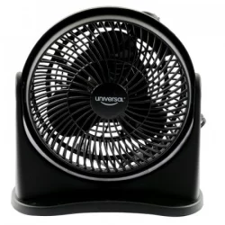 Ventilador De Mesa Universal 3 Velocidades 8”-Negro
