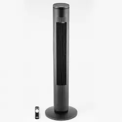 Ventilador de Torre Samurai 2 Velocidades Eole Ultra Negro