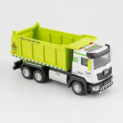 Volqueta Maypa Con Luz Y Sonido 28X9Cm Verde Plastico