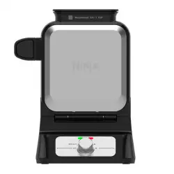 Waflera Belga Ninja Vertical Cuadrada Plateado 1000 W Bw1001