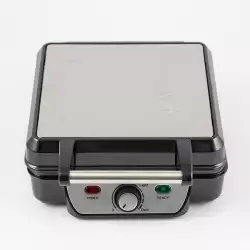 Waflera Holstein Belga Plateado 4 Pr 850 W Acero Inoxidable Hh-09037020B