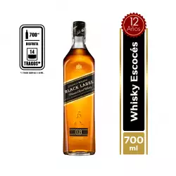 Whisky Johnnie Walker Black Label Escocés 700ml