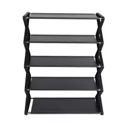 Zapatero 5 Niveles Expressions Zigzag Negro