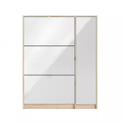 Zapatero Closet Tvilum Pepe 98X24X123Cm Roble