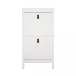 Zapatero Madrid 2 Cajones Blanco