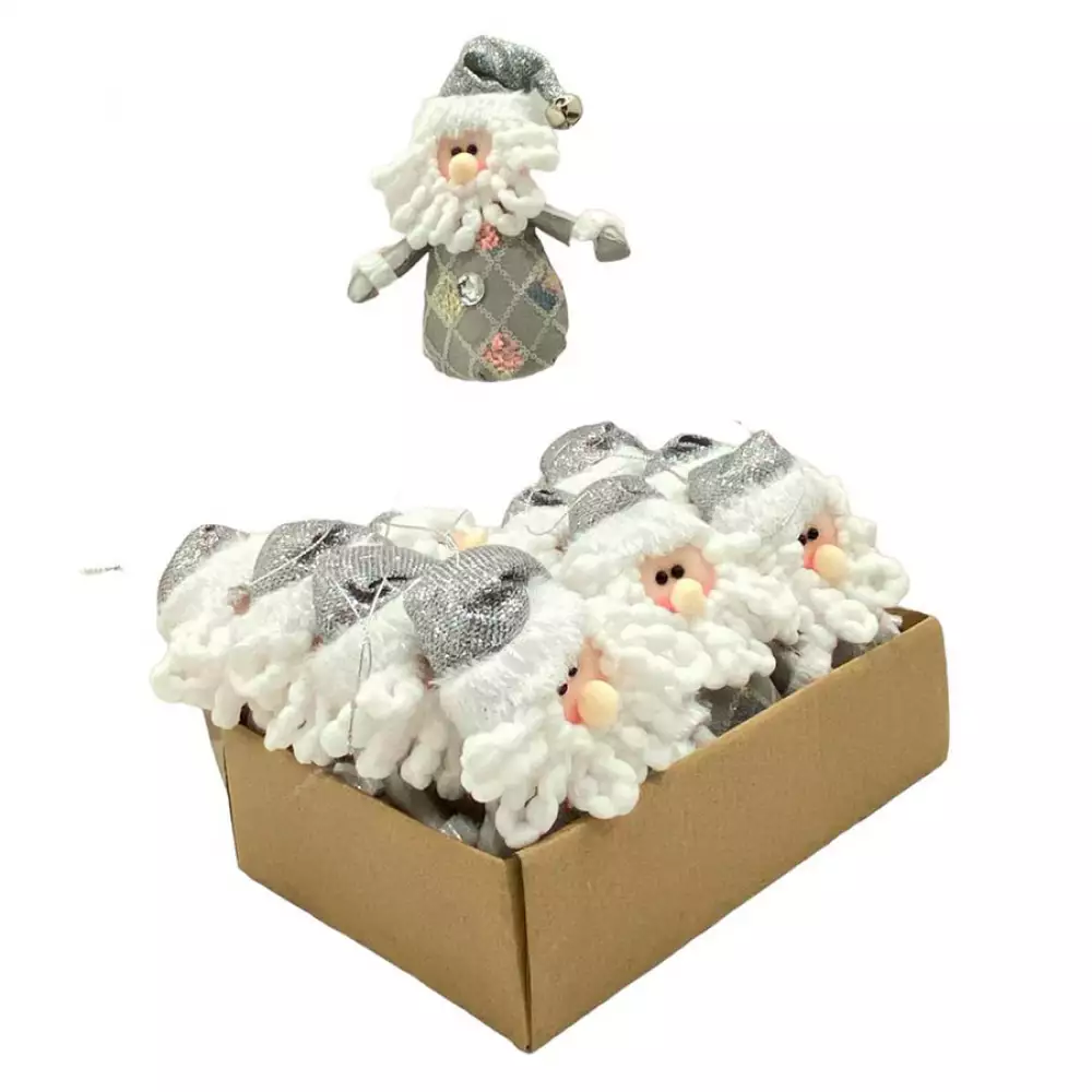 Adorno Arbol Colgante Santa Plata