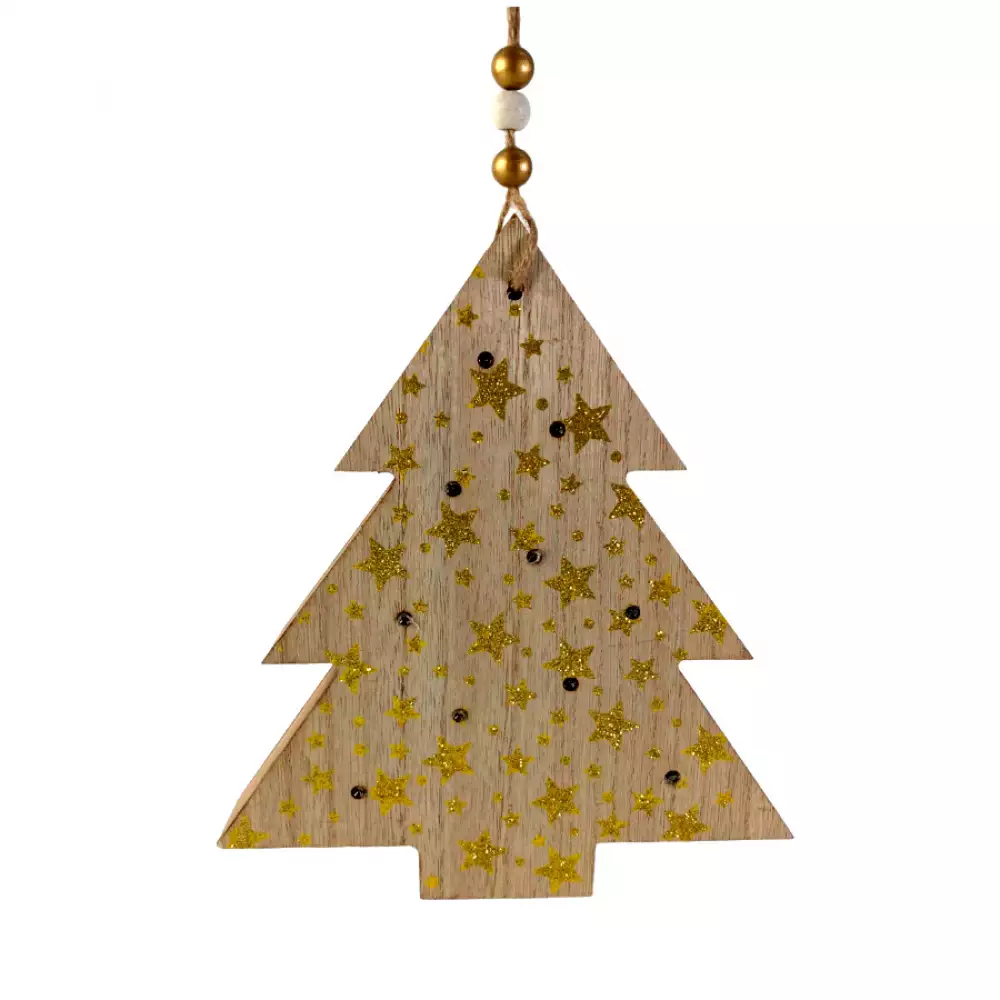 Adorno Arbol Santini Con Luz  3X22Cm Natural