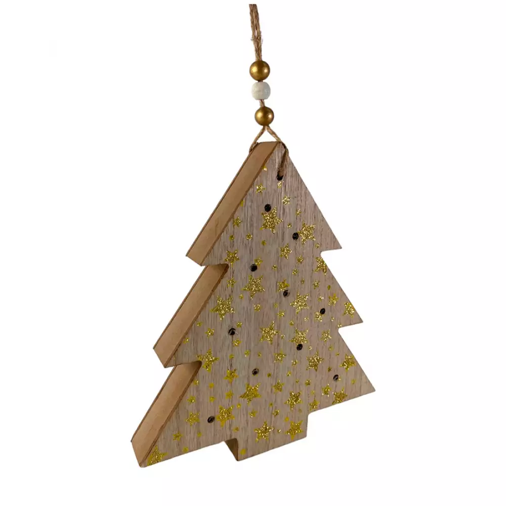 Adorno Arbol Santini Con Luz  3X22Cm Natural