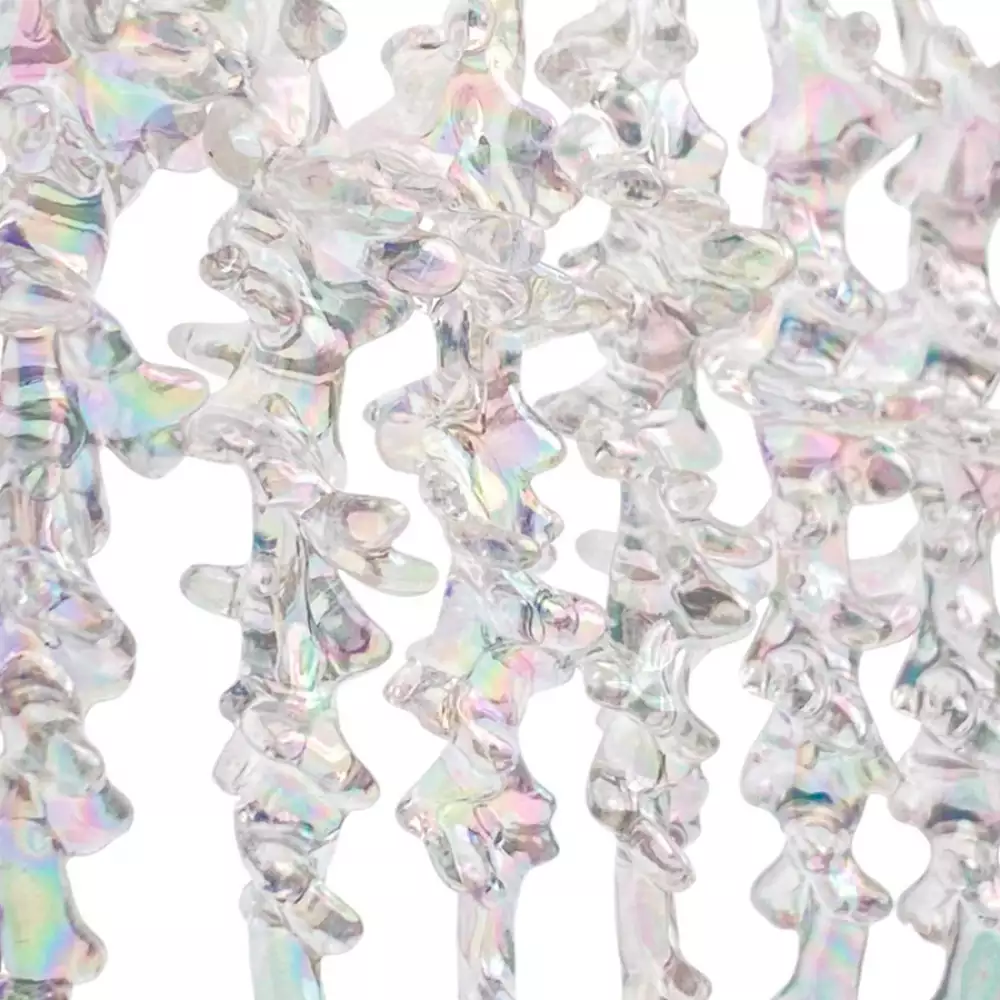 Adorno Arbol Santini Hielo 1X1Cm Plateado Polietileno 130-07010