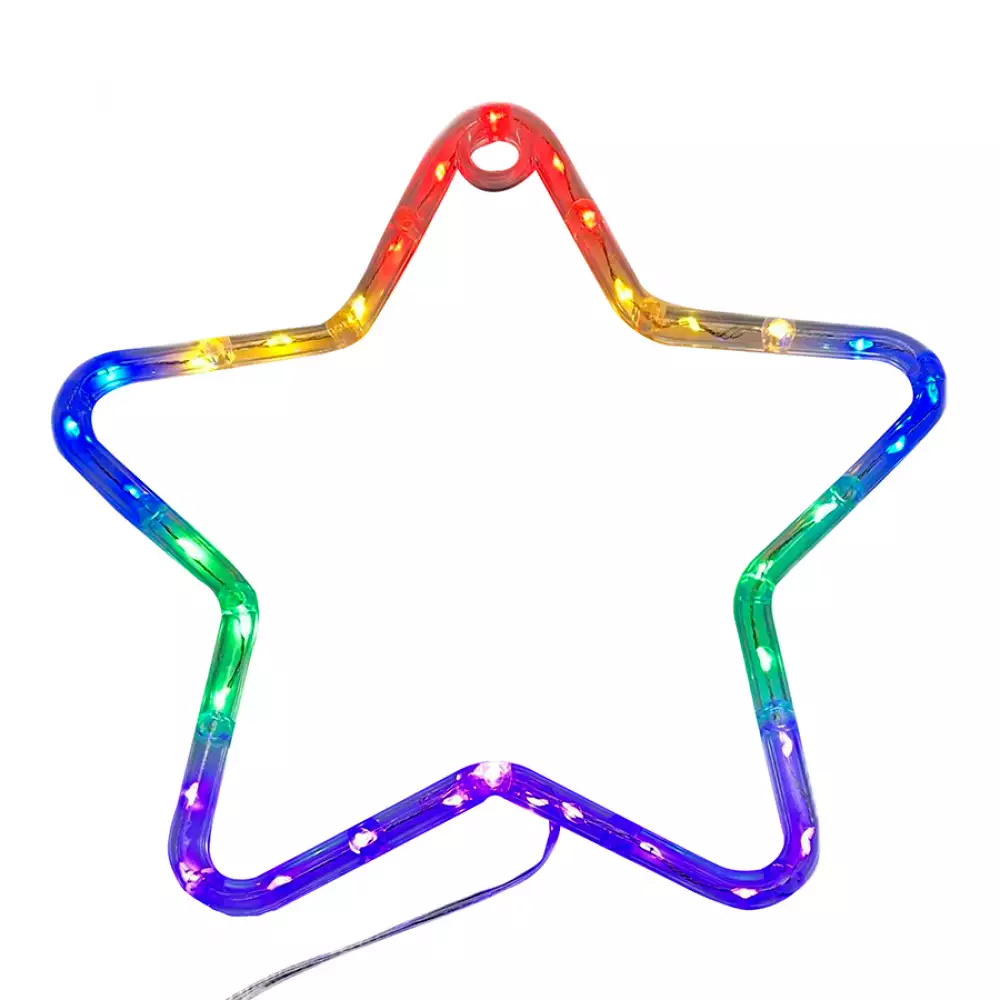 Adorno Expressions Estrella Cluz  25X24Cm Arco Iris