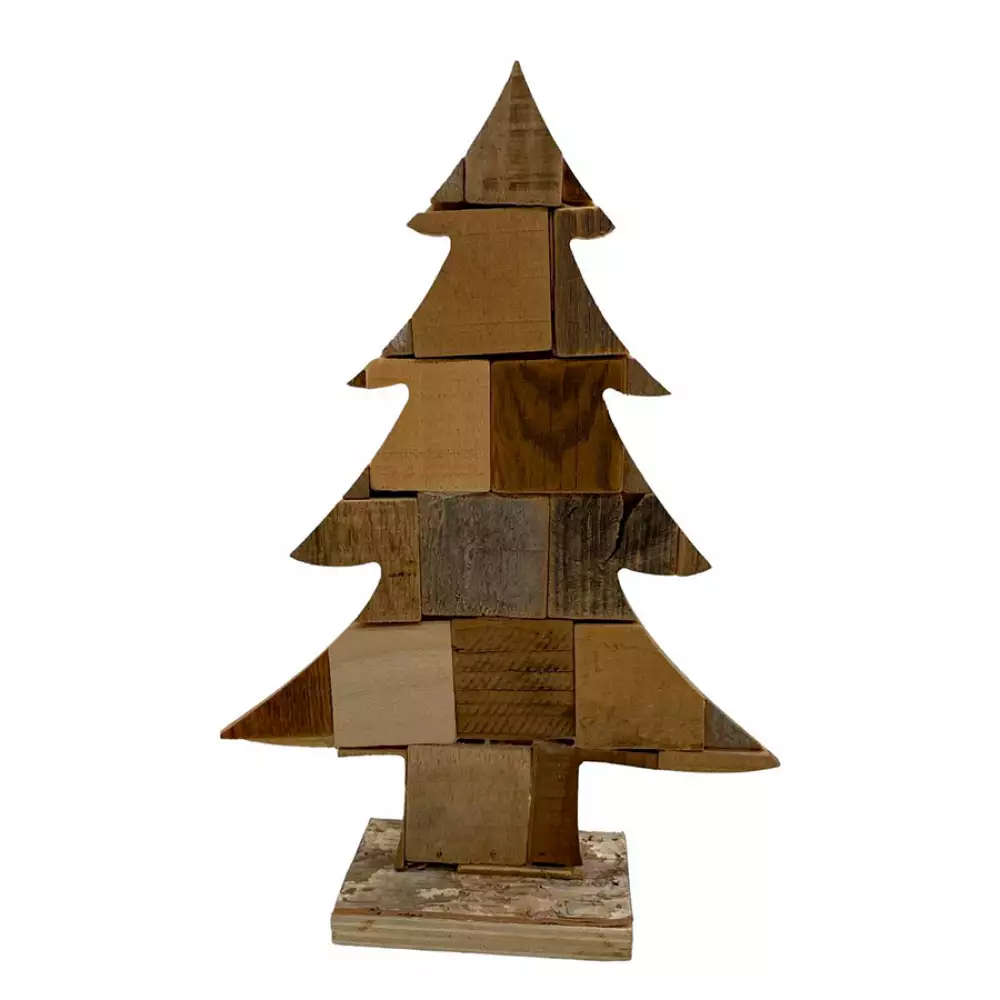 Adorno Nav Arbol Deco Natural 18X6X25Cm Santini 130-7000228