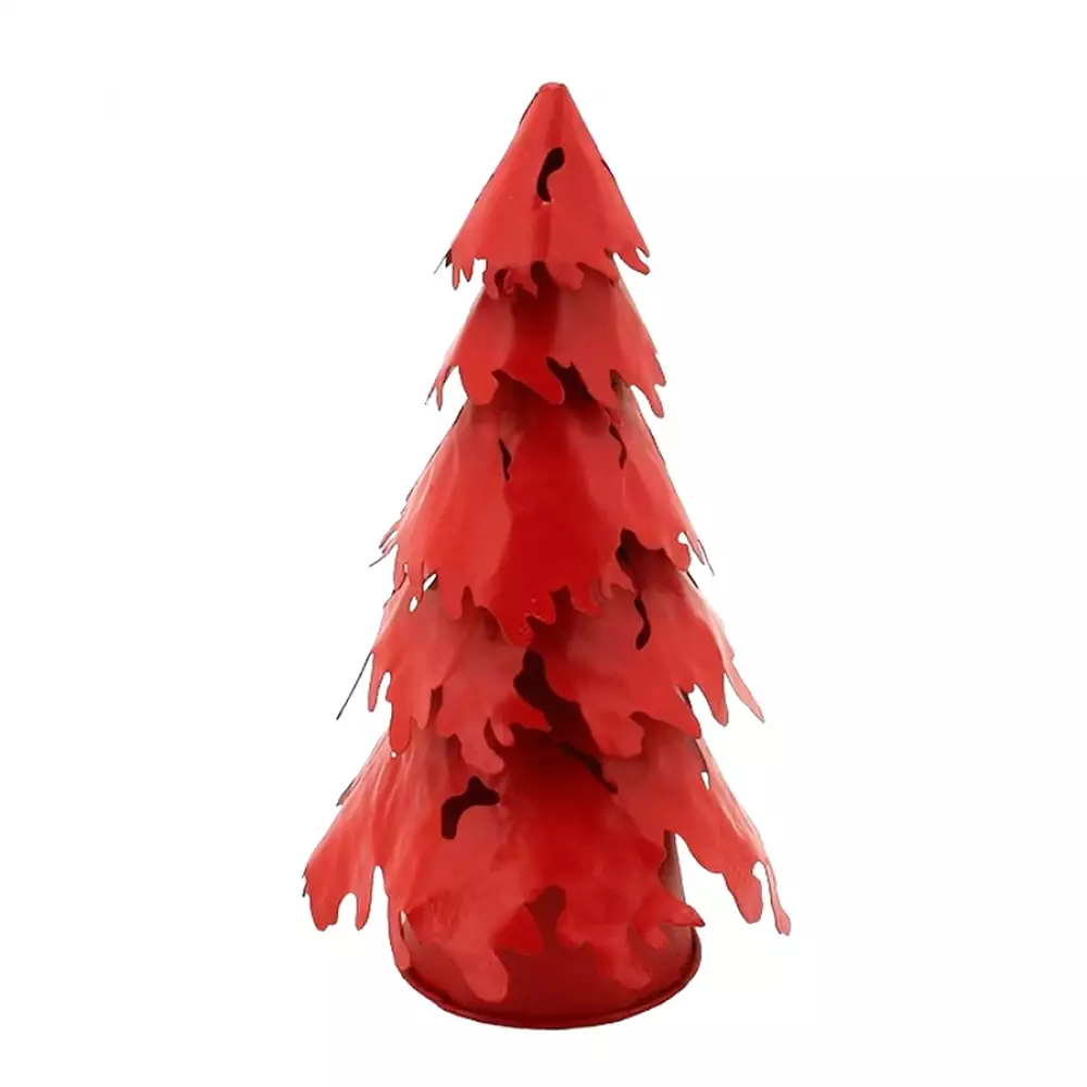 Adorno Nav Arbol Deco Rojo 20X20X37Cm Santini 200-4200125