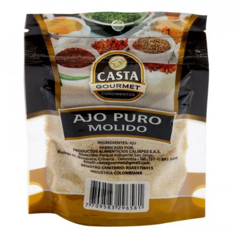 Ajo Puro Molido Canasta Gourmet 45G-Amarillo