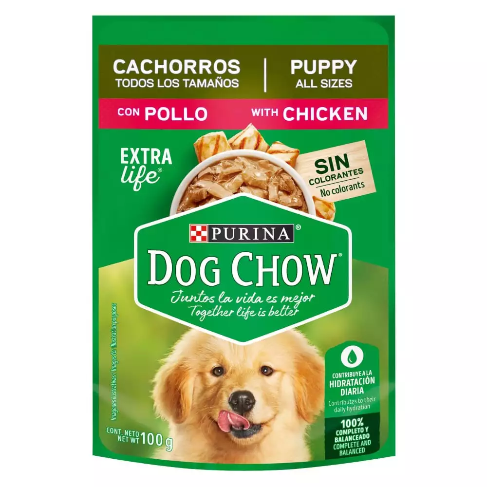 Alimento Humedo Perro Dog Chow 100 Gr Cachorro Pollo 12478991