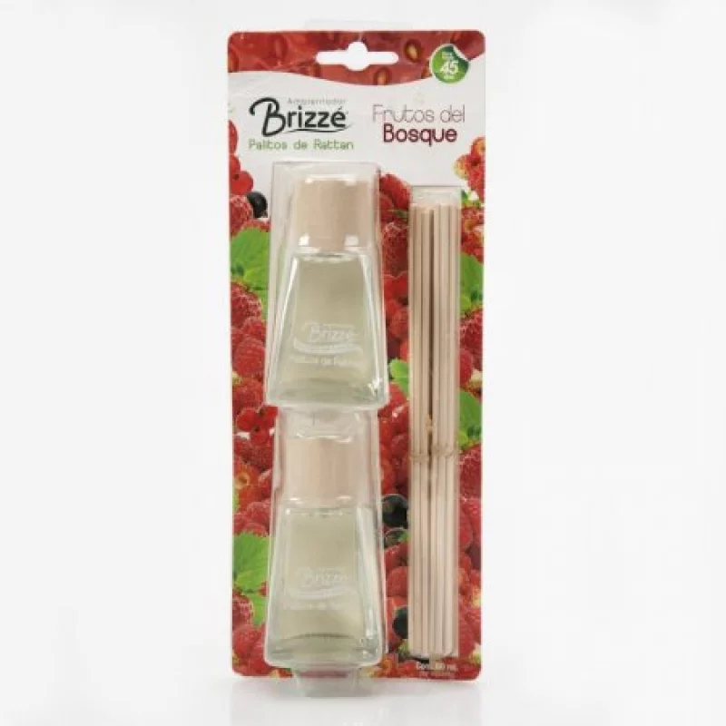 Amb Difusor Brizze 10360303 Palitos Rattan 2 Un Frutos Bosques