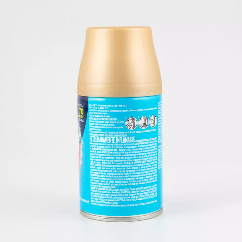 Ambientador Automático Glade Paraíso Blanco