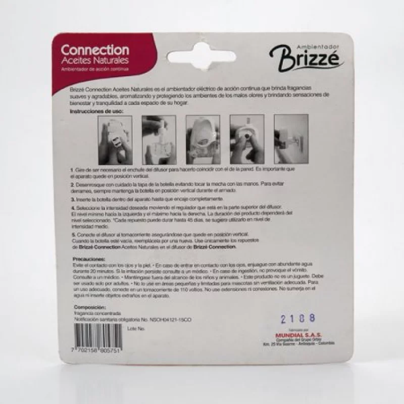 Ambientador Electrico Brizzé Frutos Del Bosque 20 Ml