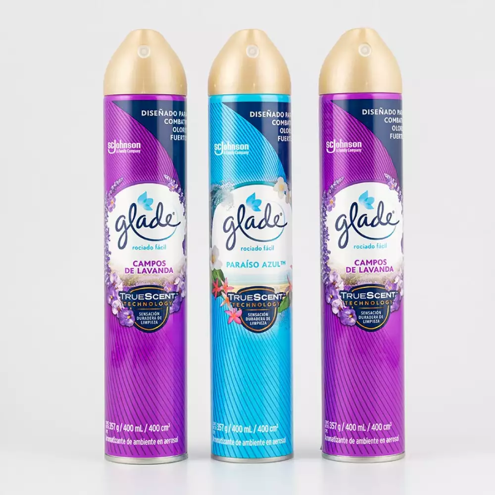 Ambientador Glade Aerosol 1200 Ml 3 Ud Surtido 312666