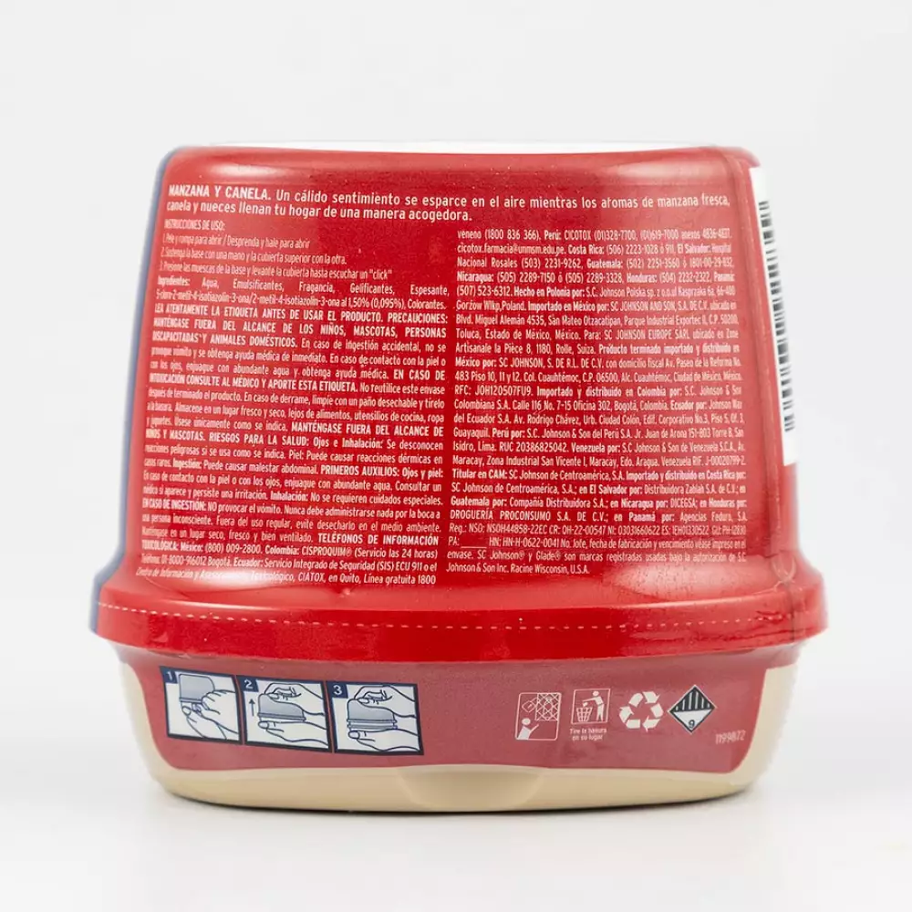 Ambientador Glade Gel Canela Manzana 369000