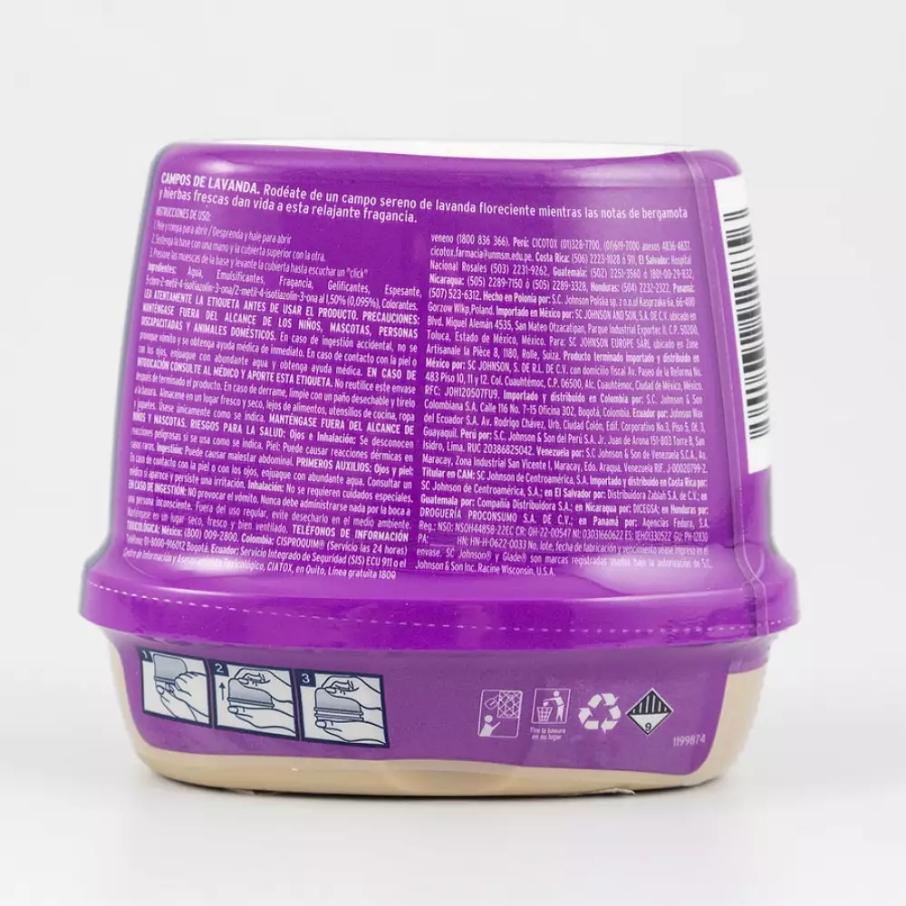 Ambientador Glade Gel Lavanda 368988