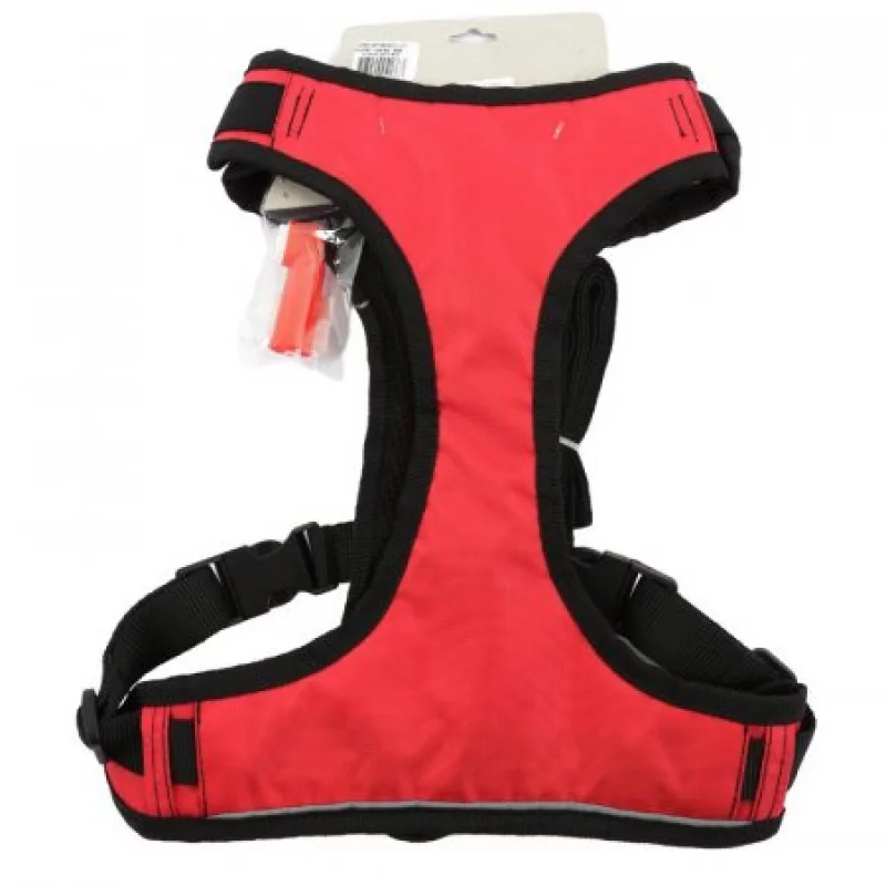 Arnes De Lujo Reforzado Para Perro Clark-Rojo