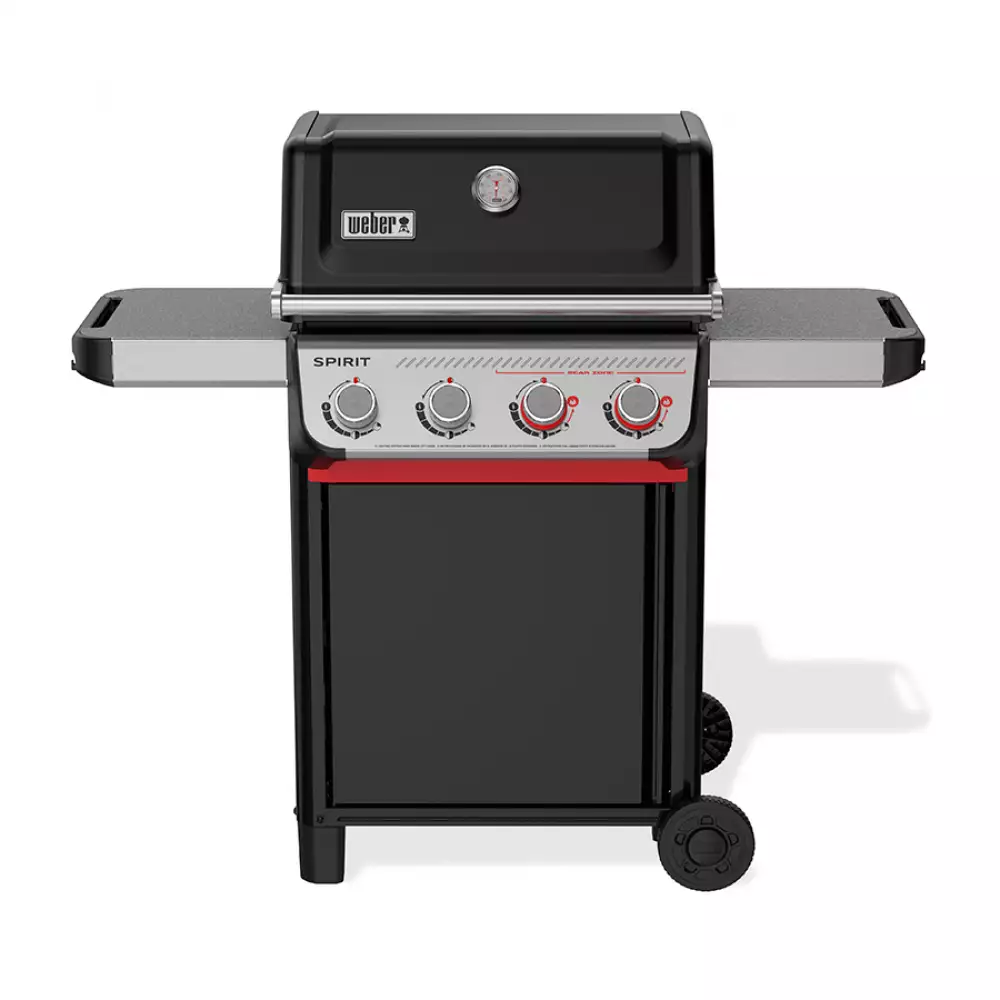 Asador A Gas Weber Spirit E425 4 Quemad 131X117X67Cm Negro Acero