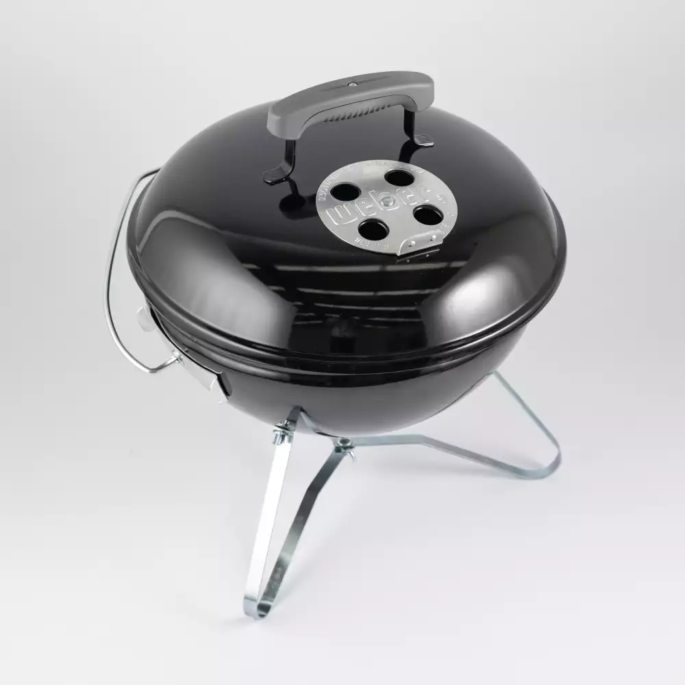 Asador Carbon 14 Pl Weber Maletin + Utensilios 36X42X37Cm Negro
