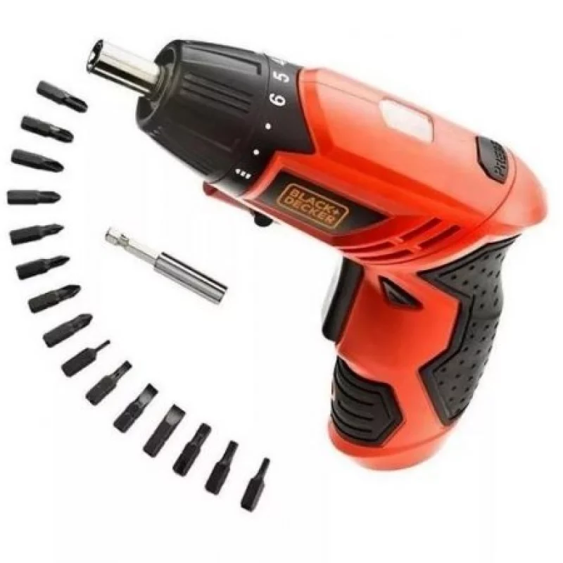 Atornillador B+D Kc4815-B3 Inalámbrico 4.8V+15 Accesorios