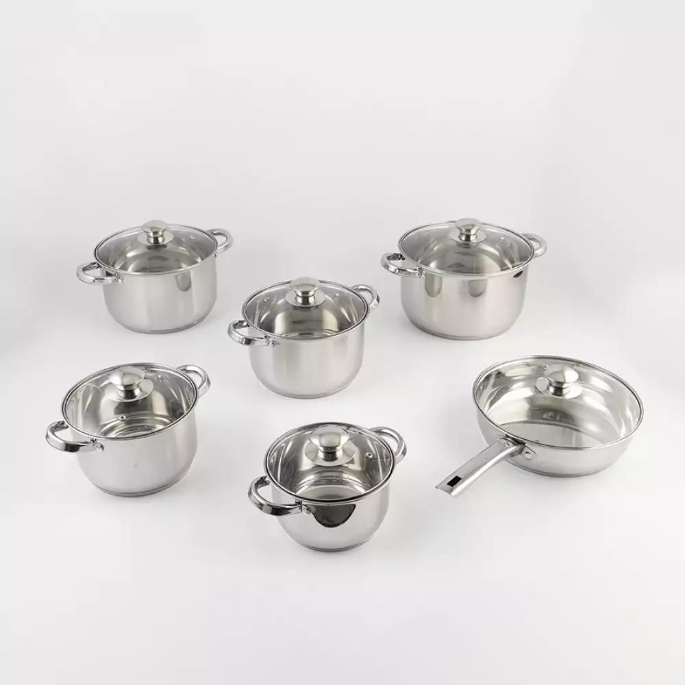 Bateria De Cocina Expressions 12 Ud Acero Inoxidable