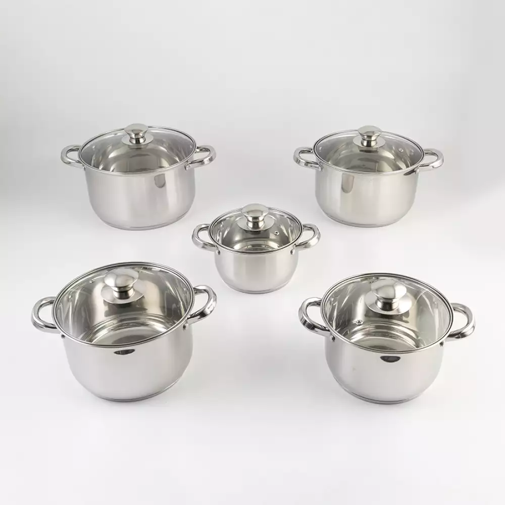 Bateria De Cocina Expressions 12 Ud Acero Inoxidable