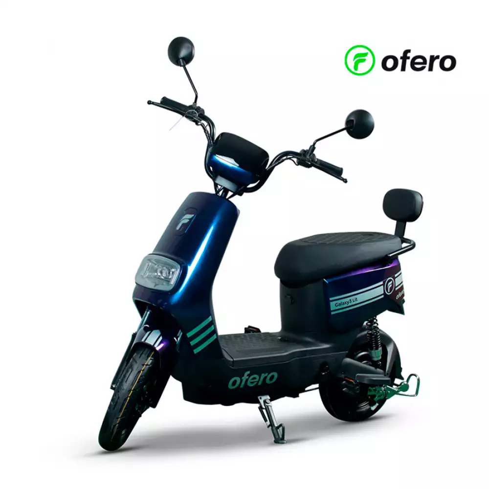 Bicicleta Electrica Ofero Azul 500 W Galaxy 3