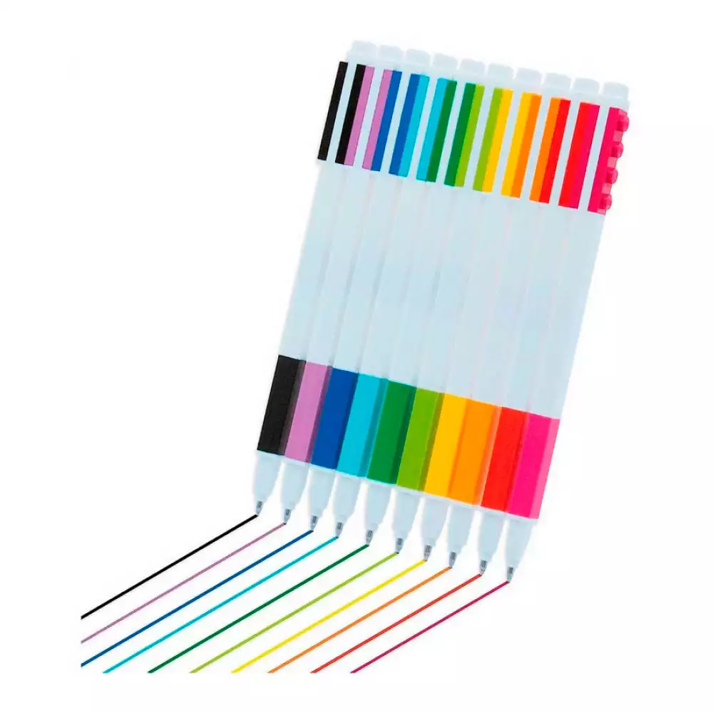 Boligrafos Iconic Gel Pens Lego Set 10 Ahoscssan1004