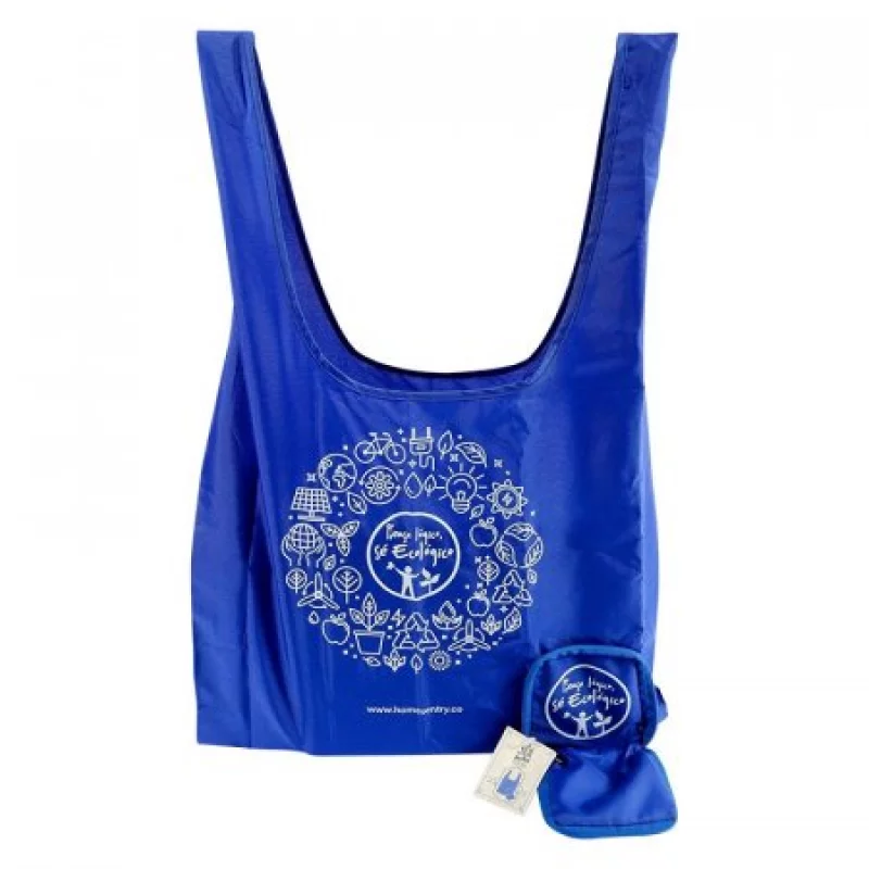 Bolsa Ecológica Autoempacable1Brand Solutions - Azul