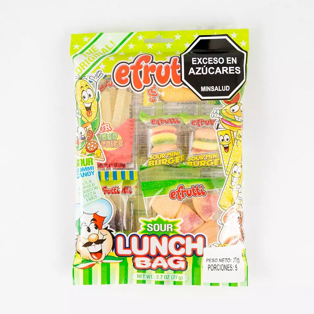 Bolsa Gomas Efrutti Lunch Bag 77 Gr 11620