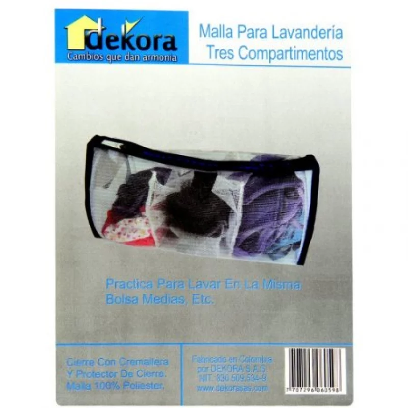 Bolsa Lavanderia Dekora Blanco