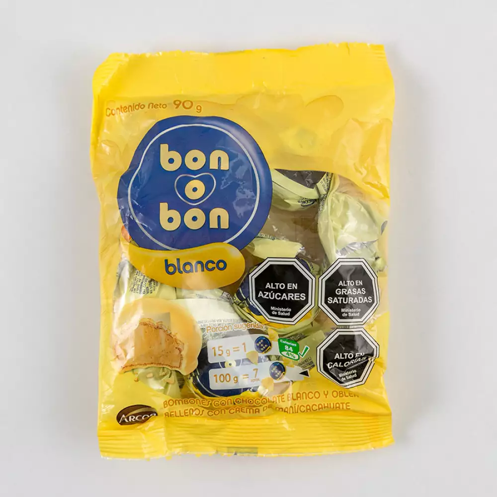 Bombon Bon O Bon Blanco 90 Gr Chocolate 90107951402