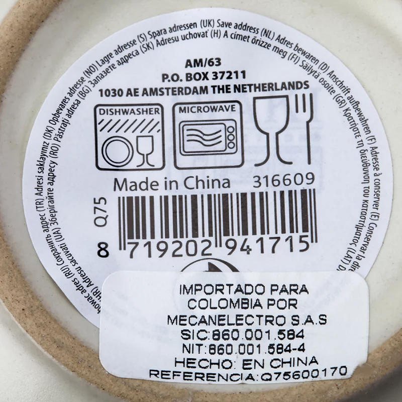 Bowl Box Excellent Houseware 795880330 Blanco En Porcelana