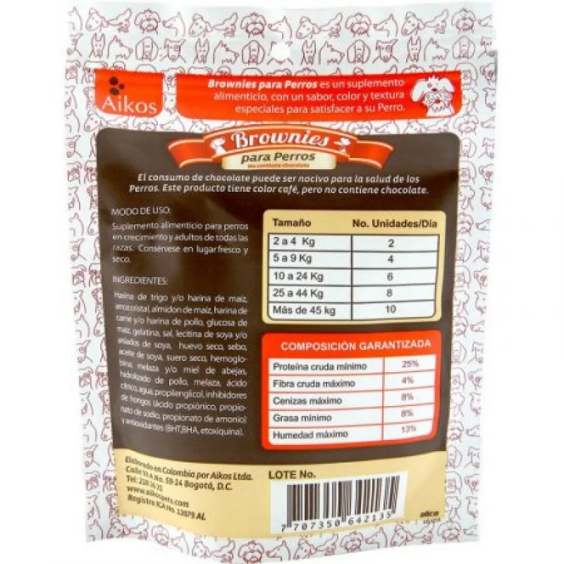 Brownie Aikos 82Gr Perros