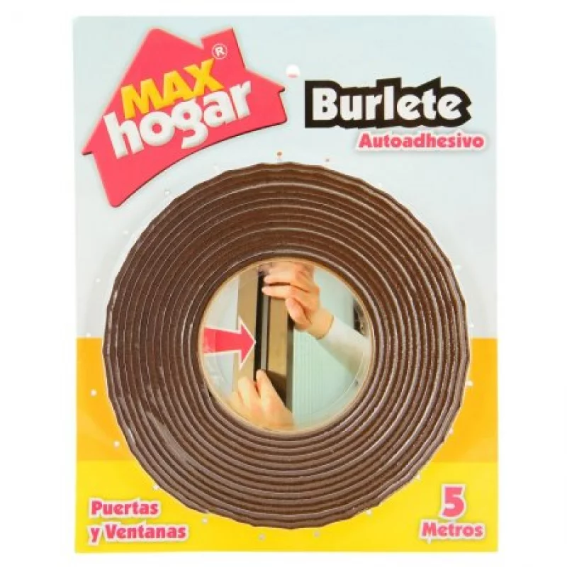 Burlete Mxh 04040029 Para Puerta Y Ventana Café Adhesivo