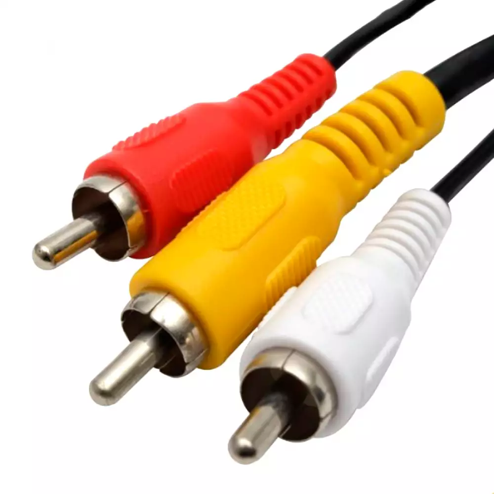 Cable Audio Video Bestcom 3Rca Macho 3.65 Mts Bc-1298-3Rca