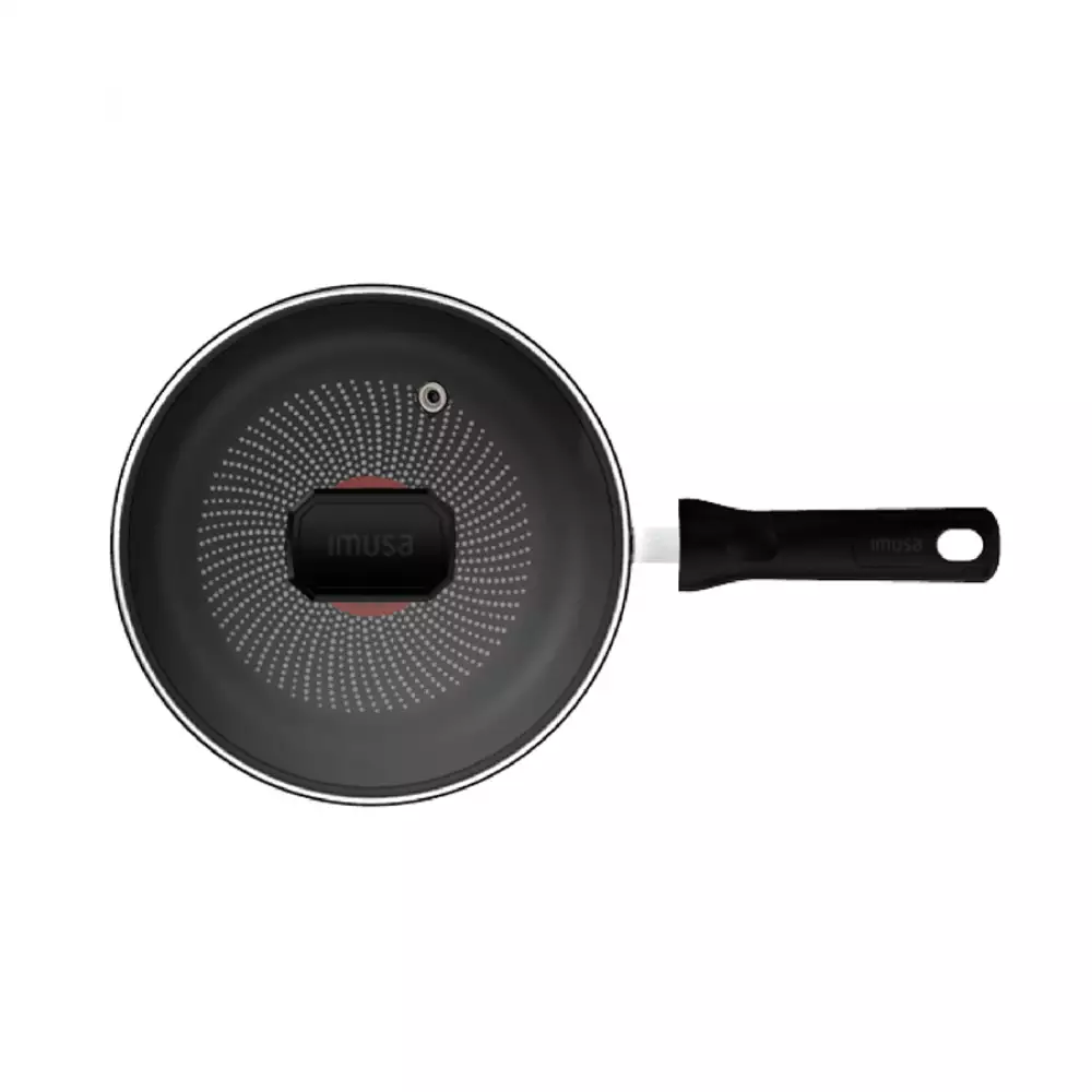 Cacerola Con Tapa Imusa Hardtitan​ 16Cm Negro Antiadherente 5861034643