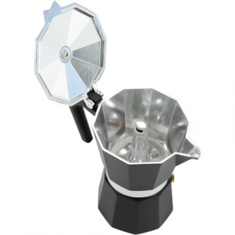 Cafetera 6 Negra Tazas Pedrini