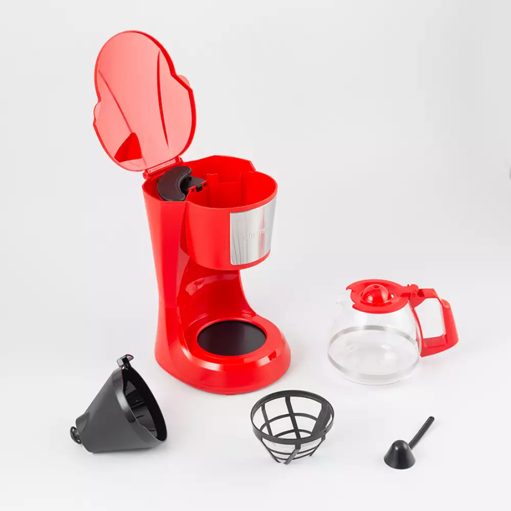 Cafetera Holstein Rojo 5 Tz 550 W Plastico Hh-0914701R